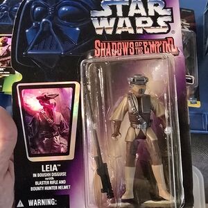 Star Wars Shadows of the Empire Leia Figure - Purple and Brown